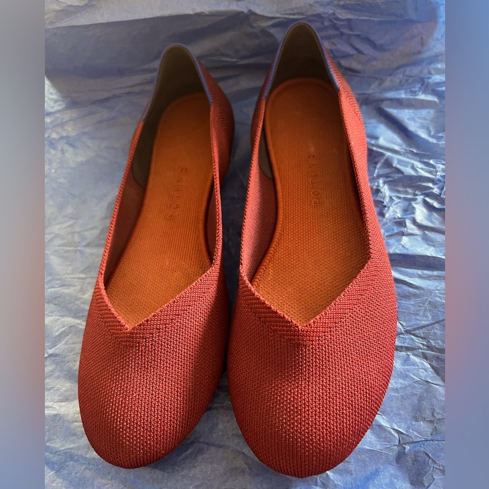 Rothy’s The Flat - Malbec Red Size 11 - worn 2-3 times
